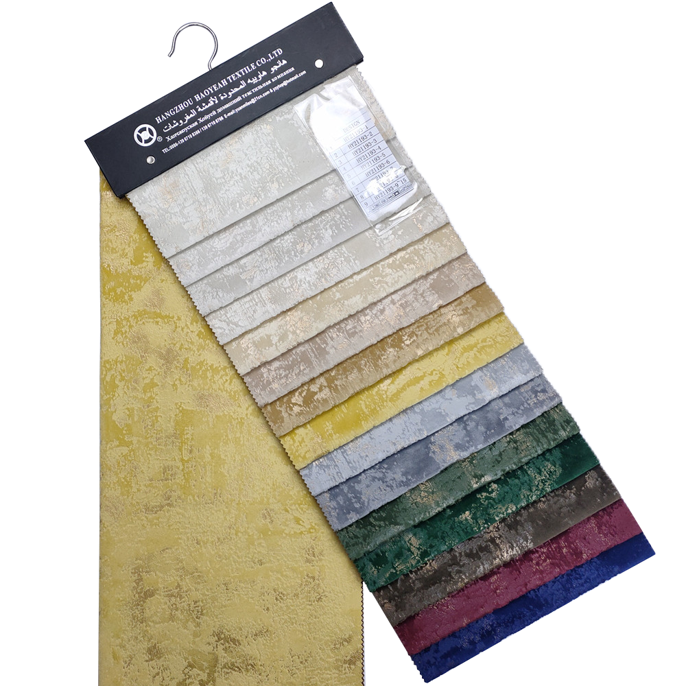 Super myk polyester vanlig farge glitter bronser holland fløyelsofa stoff 